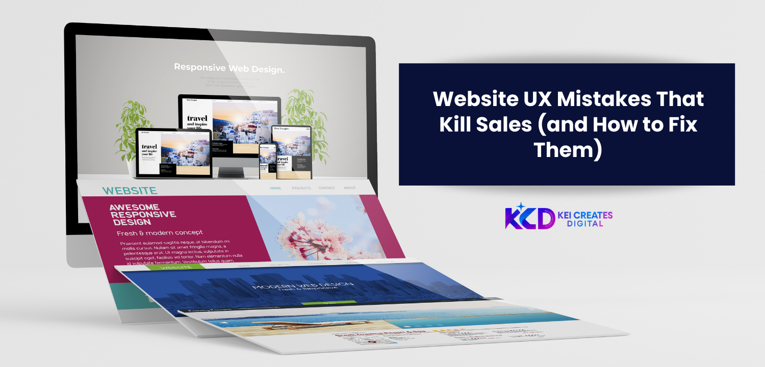 website UX mistakes
